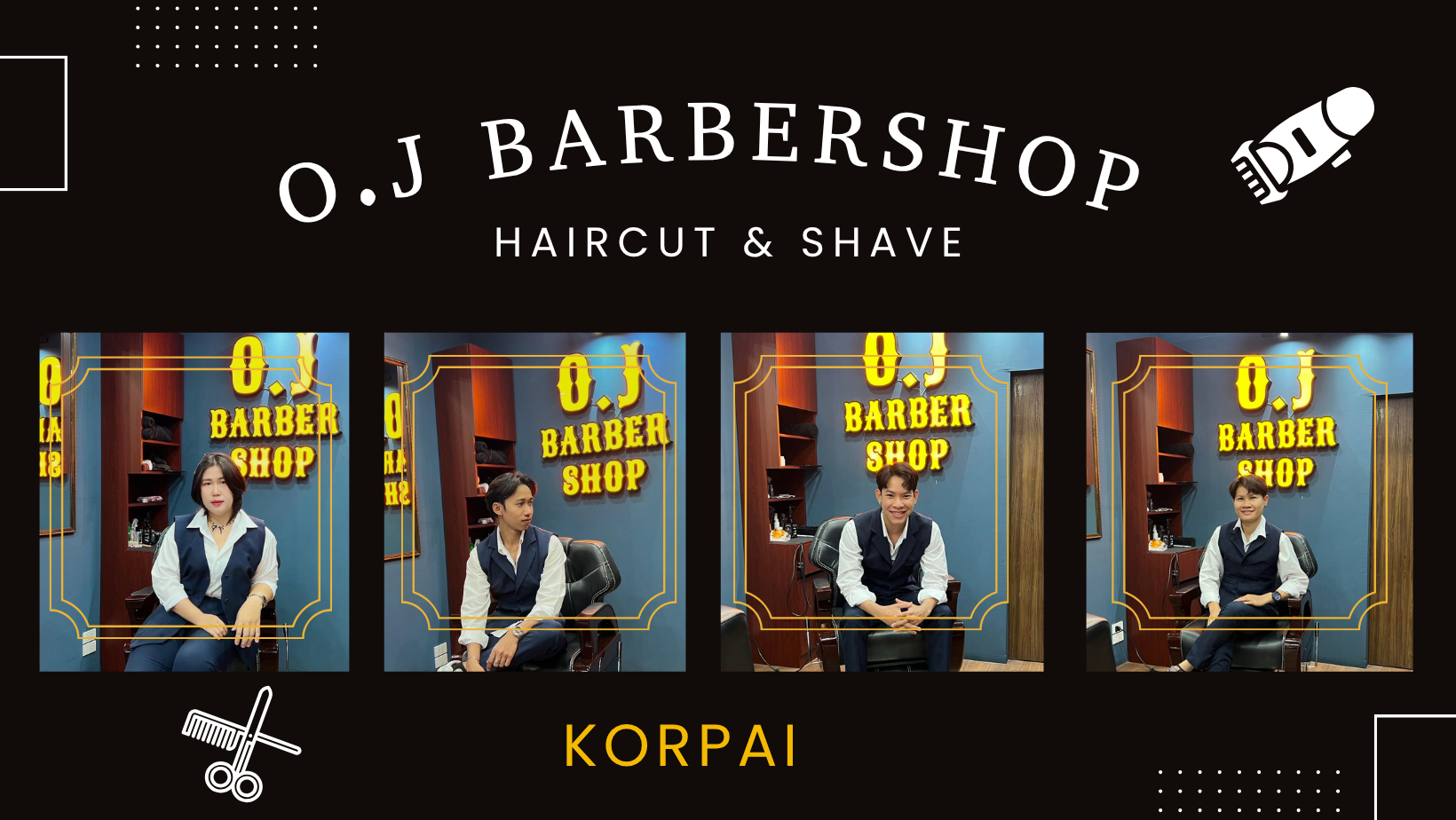 Barbershop Pattaya skin fade hair cut
